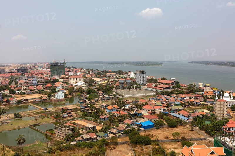 Views of Mekong river and the city
