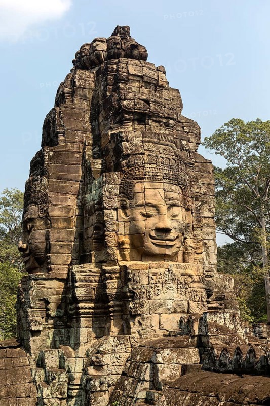 Tower with the face of Bodhisattva Lokeshvara