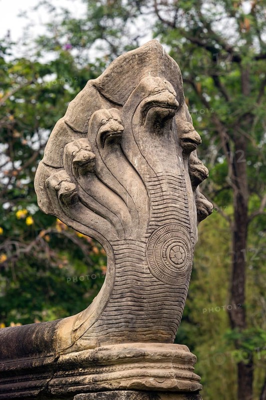 Seven Headed Naga at the south entrance