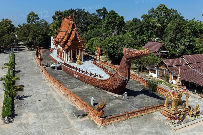 Wat Sa Suk Prasan temple ship in Wat Ban Na Muang