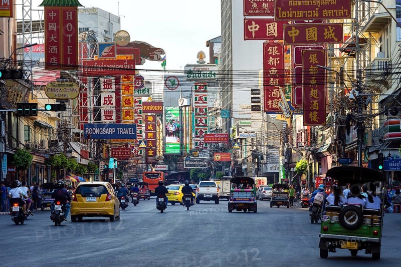 Yaowarat Road in Chinatown