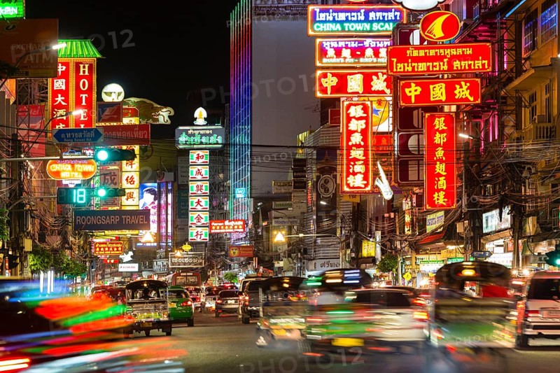 Yaowarat Road in Chinatown