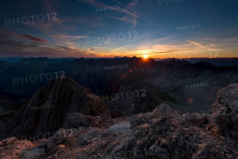 Lechtal Alps at sunrise