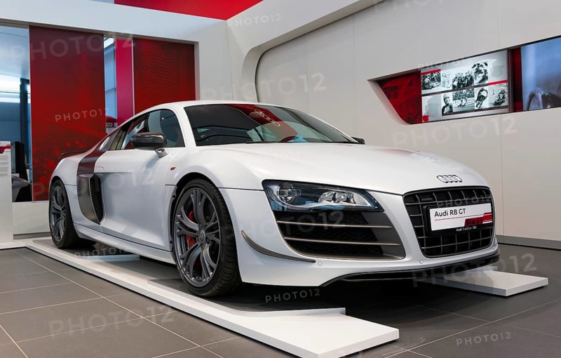 A Audi R8 GT sports car