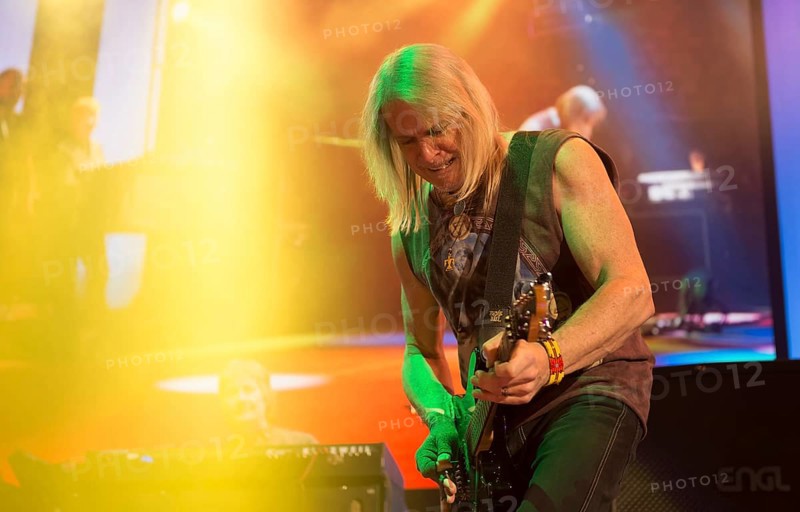 Guitarist Steve Morse of the rock band Deep Purple