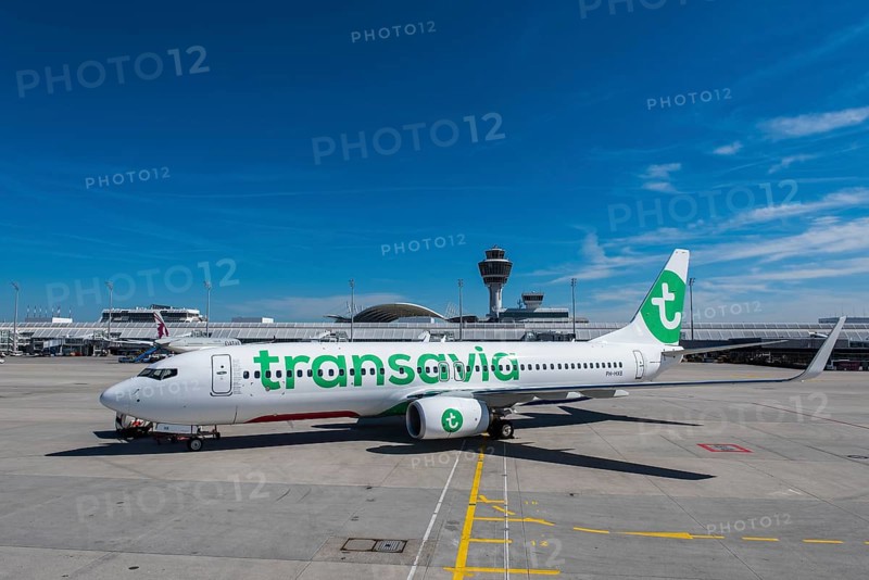A Boeing 737-800 of the Transavia airline