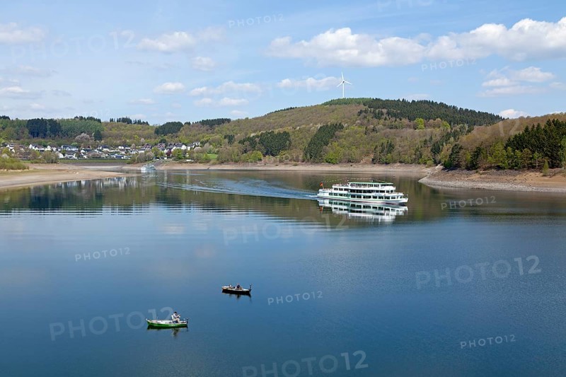 Biggetalsperre with ferry