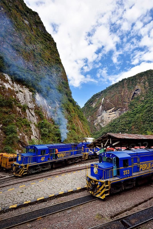 Terminus of the Peruvian southern railway Ferrocarril del Sur
