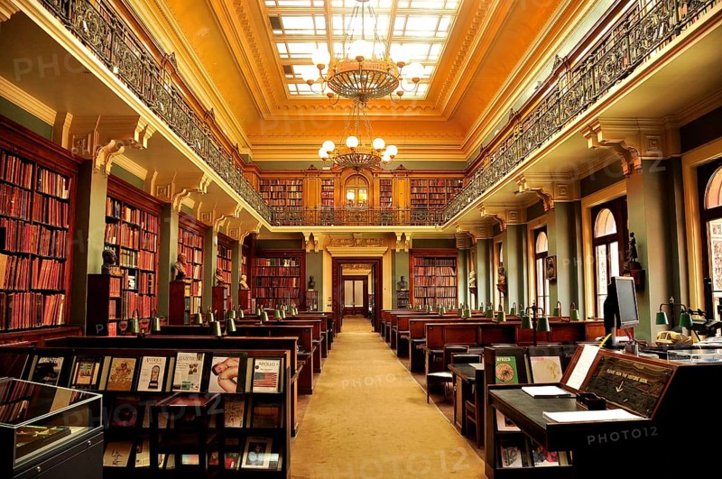 Reading room in the Library