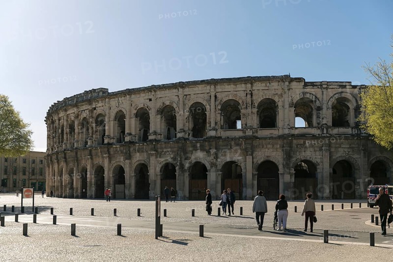 Roman Amphitheatre or Arenes de Nimes