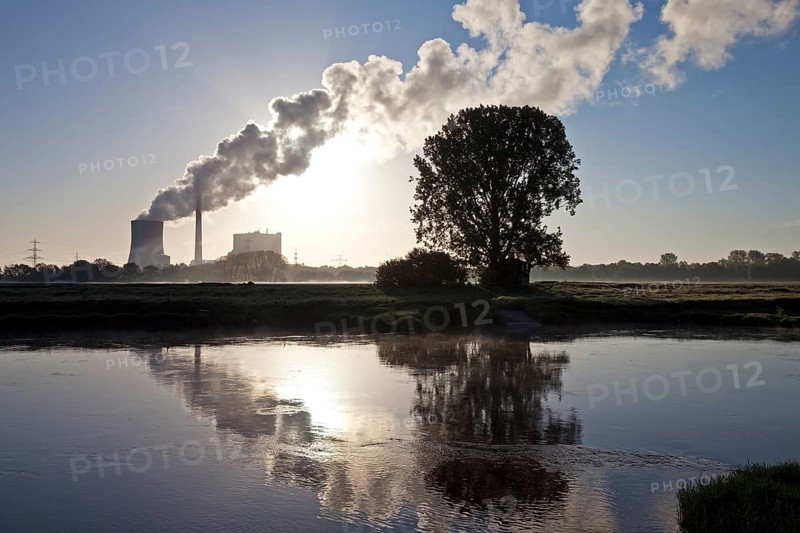 Heyden power plant with the Weser