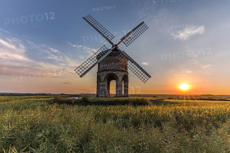 Sunset at Chesterton windmill