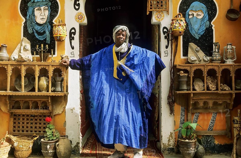 Woman in craft shop