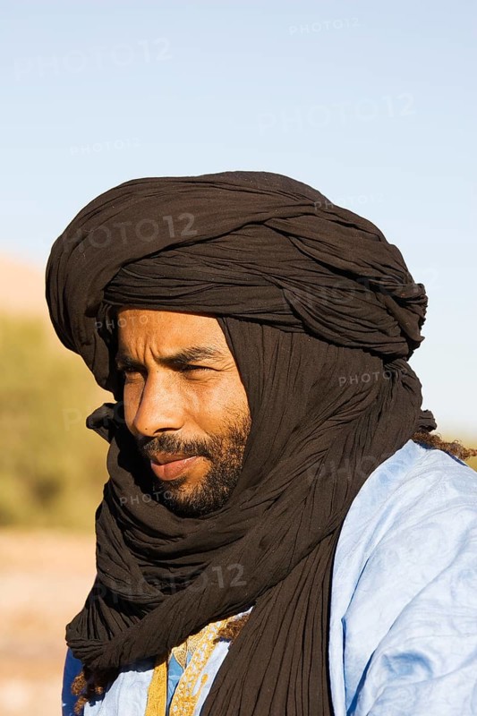 Portrait of a moroccon Arab man at Ait Benhaddou