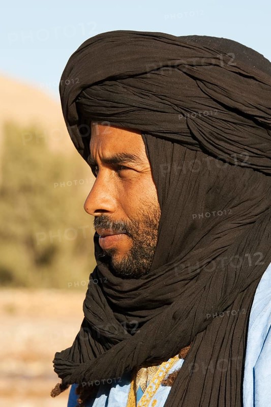 Portrait of a moroccon Arab man at Ait Benhaddou