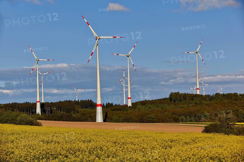 Wind turbines in Hunsruck