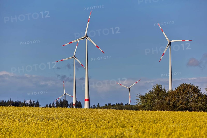 Wind turbines in Hunsruck