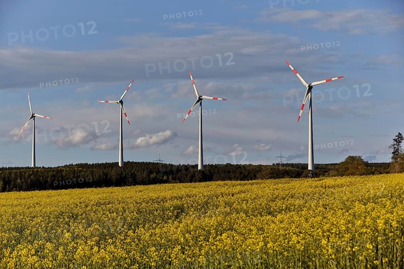Wind turbines in Hunsruck