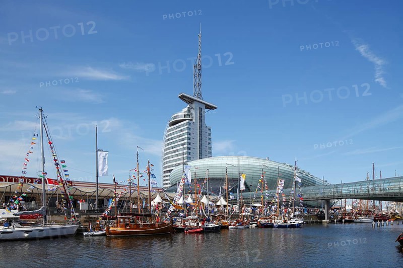 Sailboats with colorful flags