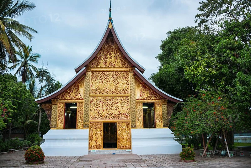 Funerary chapel in the temple Wat Xieng Thong
