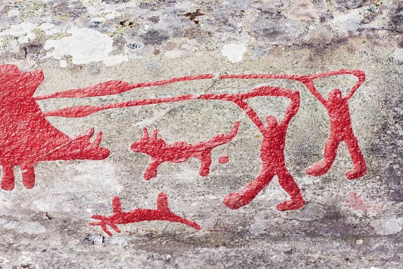 Himmelstalund rock engravings