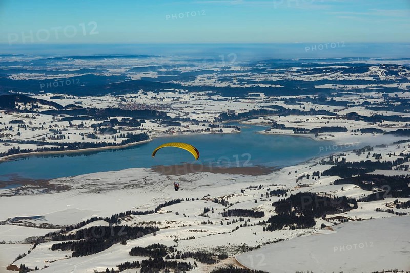 View from Tegelberg mountain range