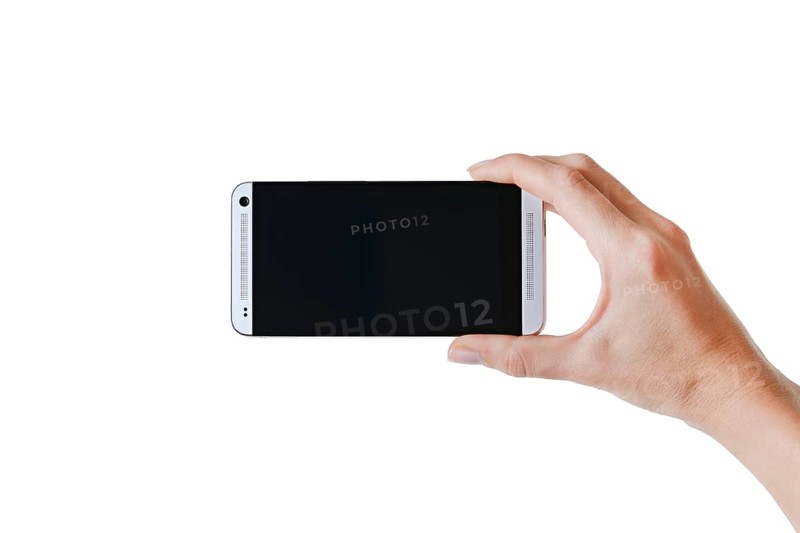 Smartphone with blank screen