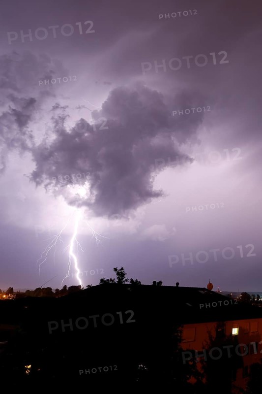Thunderstorm above Kreuzlingen