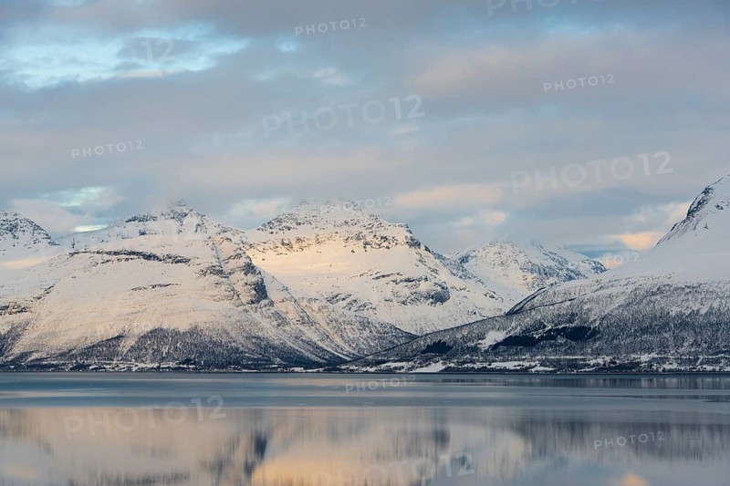 Fjord in winter