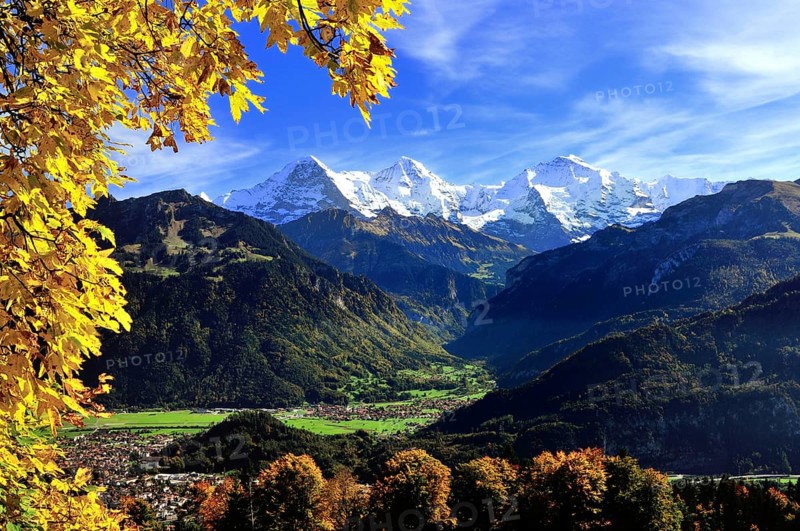 Lauterbrunnen valley with Eiger
