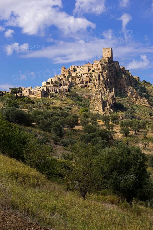 Abandoned mountain village Craco