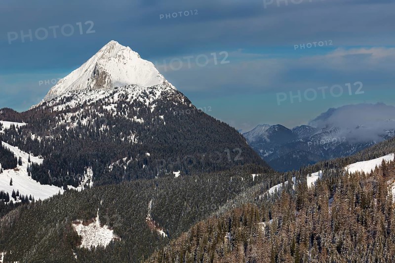 Lugauer mountain with Lugauerplan slope