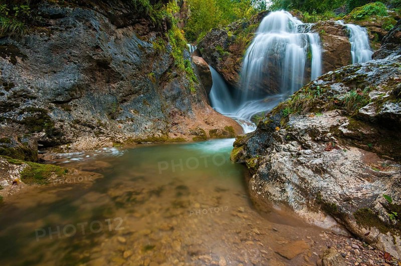 Barenschutzklamm waterfall
