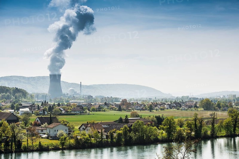 Leibstadt Nuclear Power Plant and village