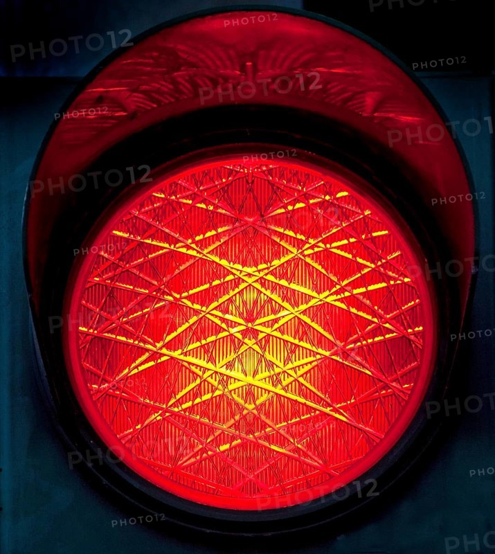 Red traffic light