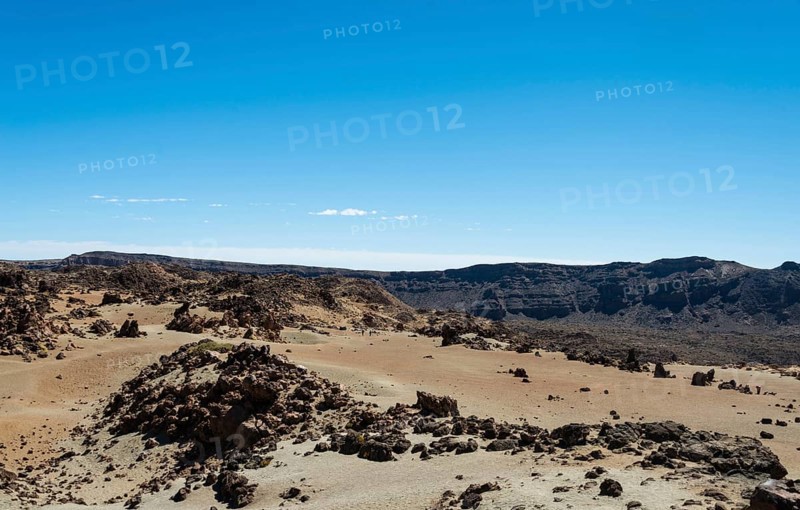Volcanic landscape surrounding the Pico del Teide