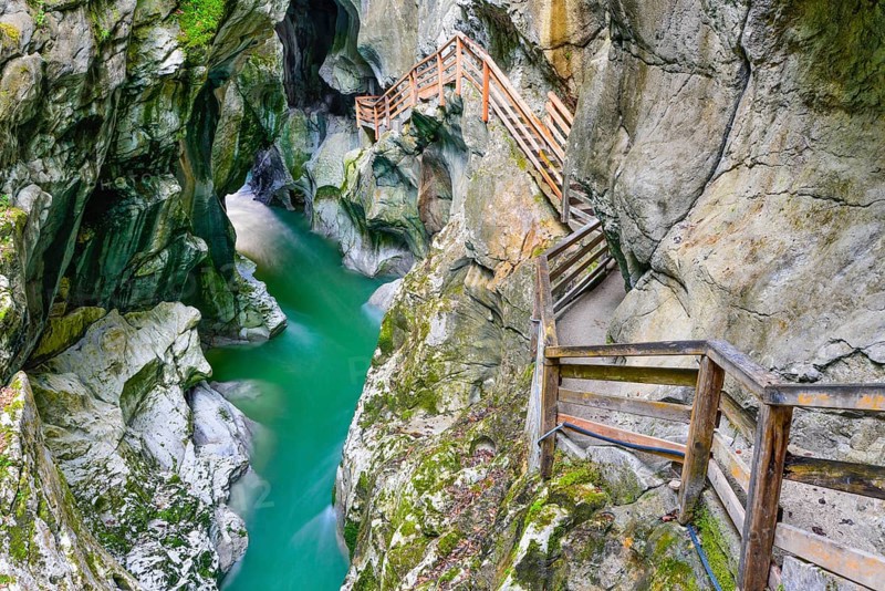 In the Lammerklamm gorge