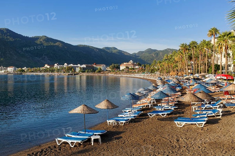 Beach of Icmeler near Marmaris