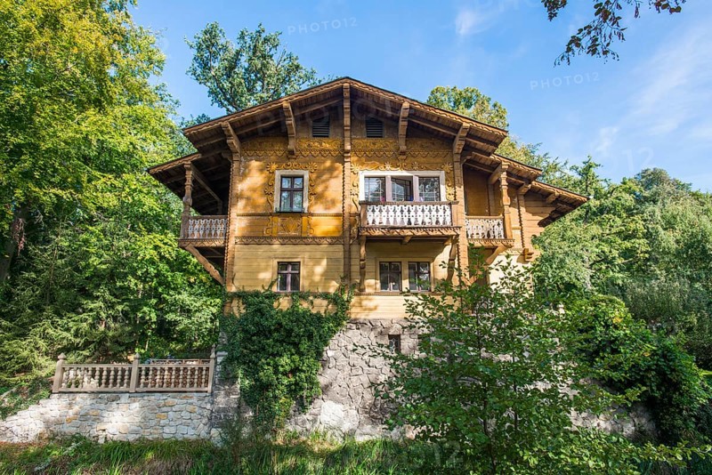 Historic Swiss house from the 19th century