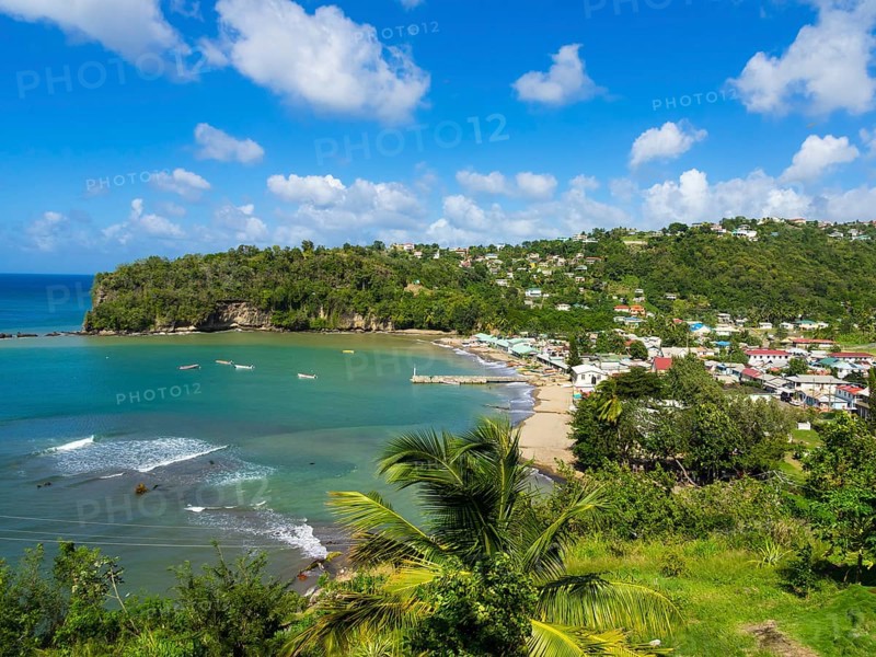 Coastline at Anse-la-Raye