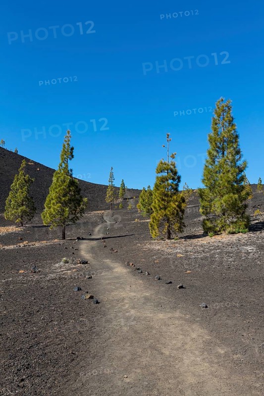 Trail to the Samara volcano