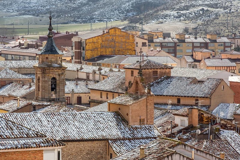 Overlooking the roofs of Molina de Aragon