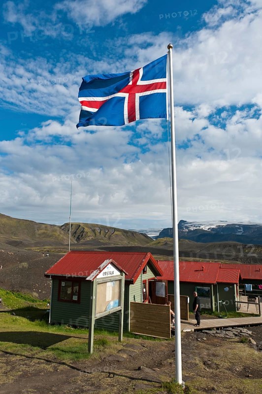 Icelandic National Flag
