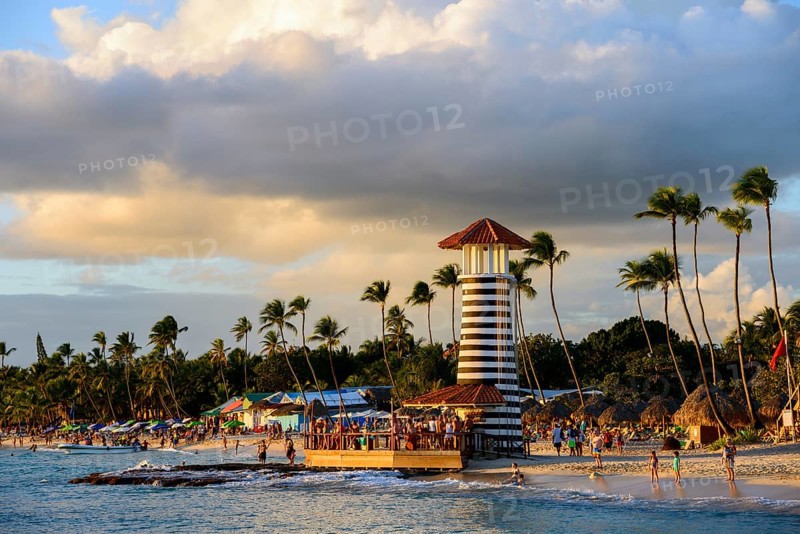 Lighthouse in the evening light