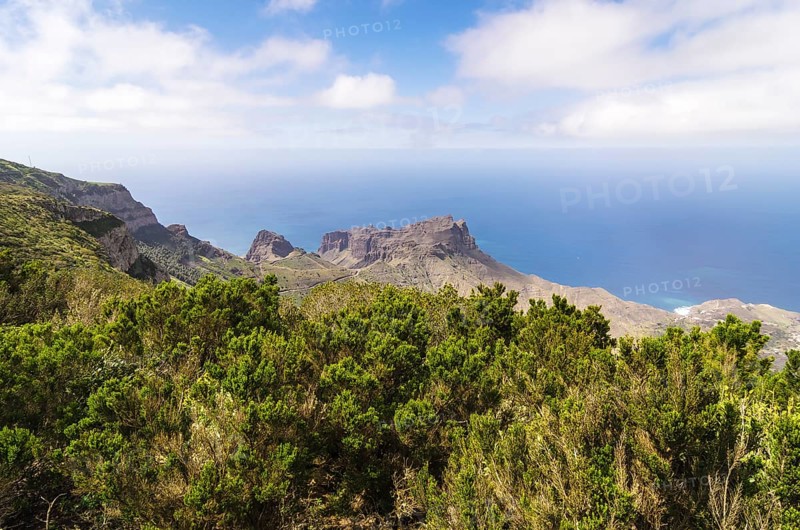 View from the lookout Mirador de Alojera in the Garajonay National Park
