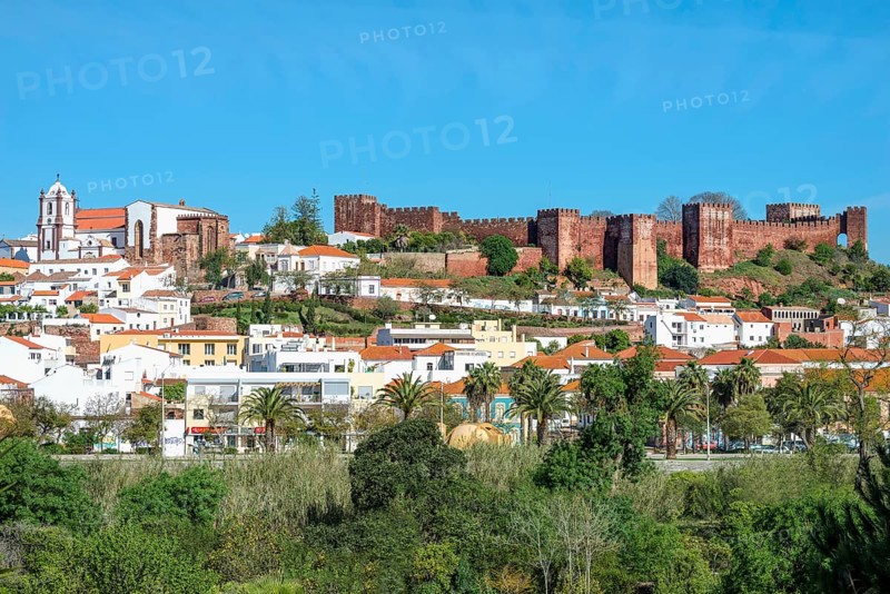 Cityscape with the Moorish castle and the cathedral