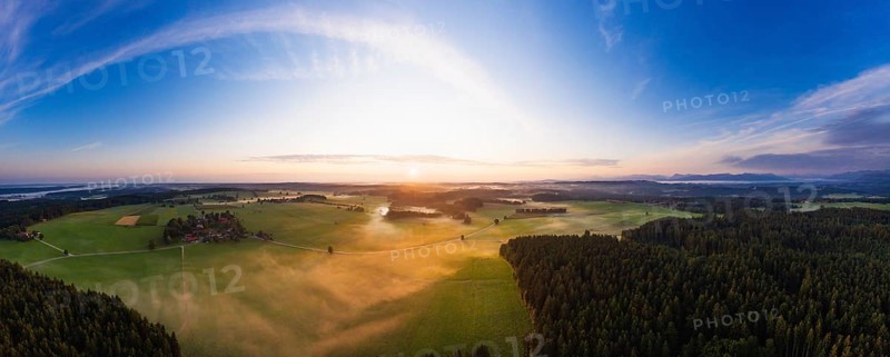 Sunrise at Dietramszell