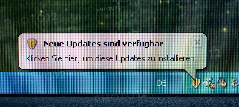 Message on desktop