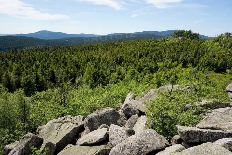 View from Hohnekamm saddle to Mt Wurmberg