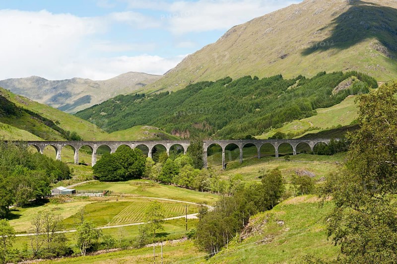 Bridge of the West Highland Line railway line
